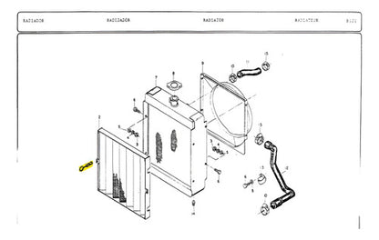 Mola Da Tampa Do Radiador Valmet 68/78/585/a785/1280/1780