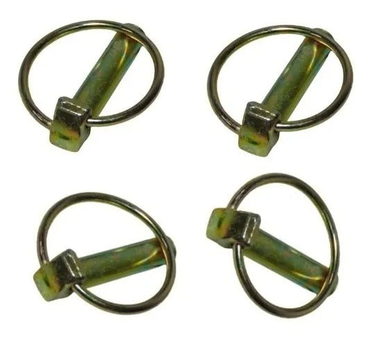 04 Peças - Pino C/argola 3/8 X 1.3/4 Vt (quebra Dedo)